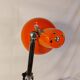 Vintage red articulated desk lamp - 70s/80s.