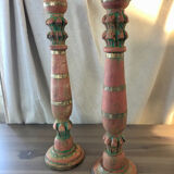 Paire de bougeoirs ancien