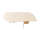 Table basse en travertin vintage