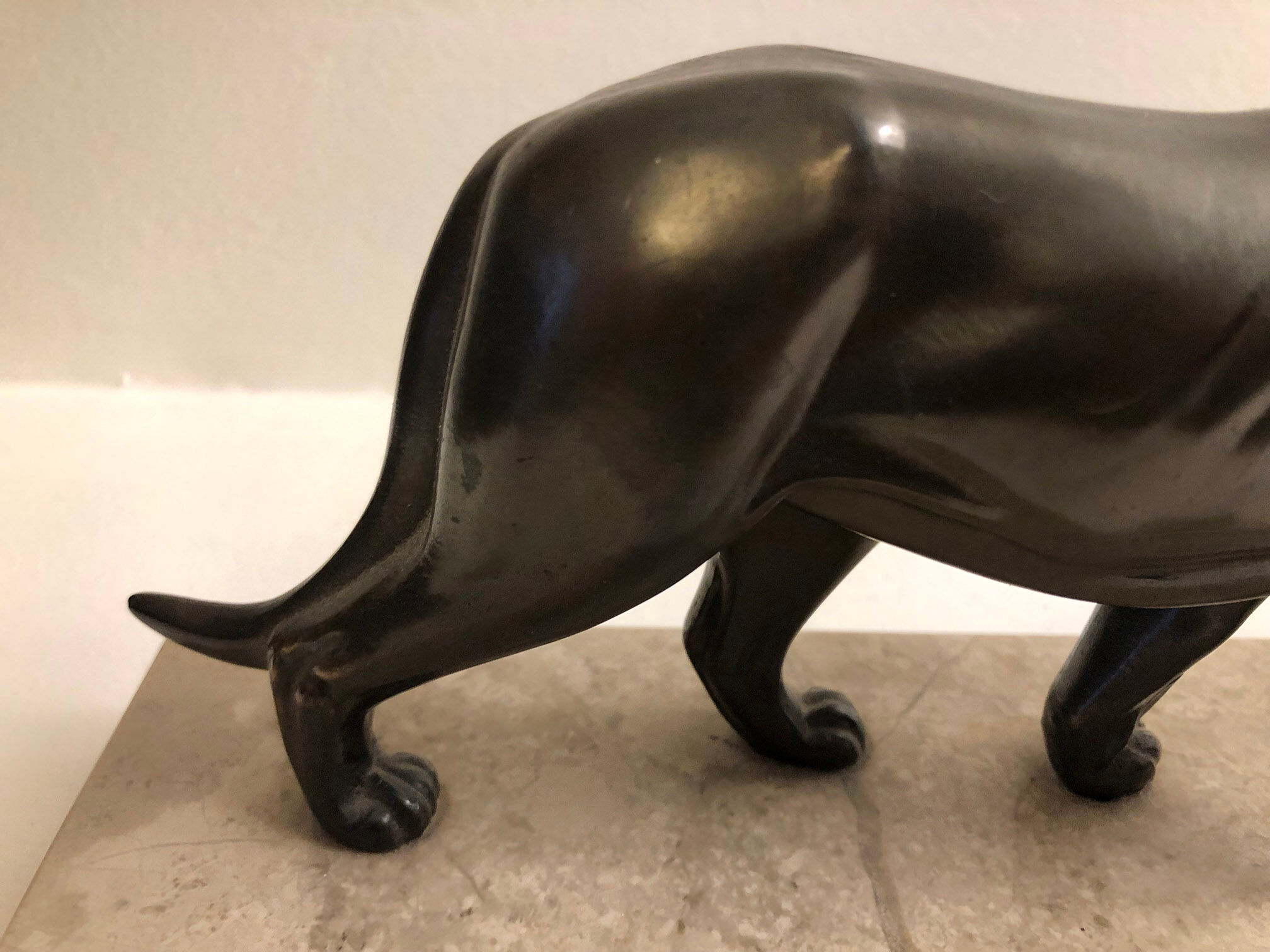 Panther lamp art deco