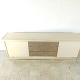Vintage brass and lacquered sideboard, 1970