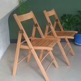 Set of folding chairs