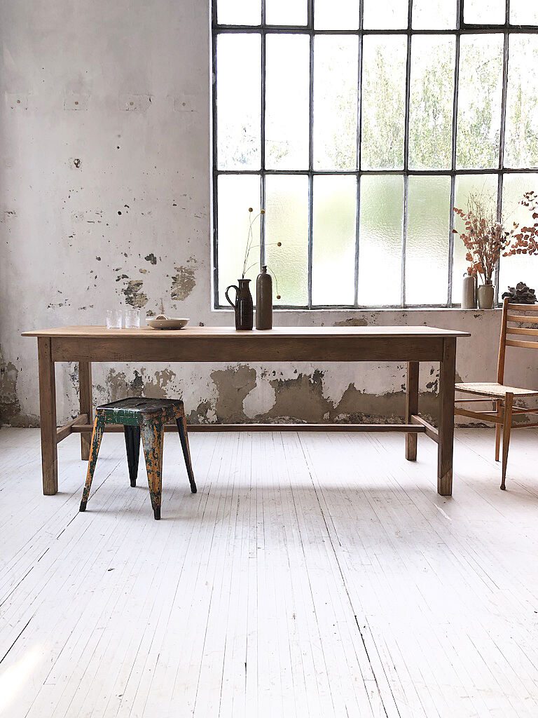 2m pine farm table