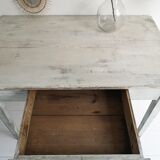 Table de ferme patinée
