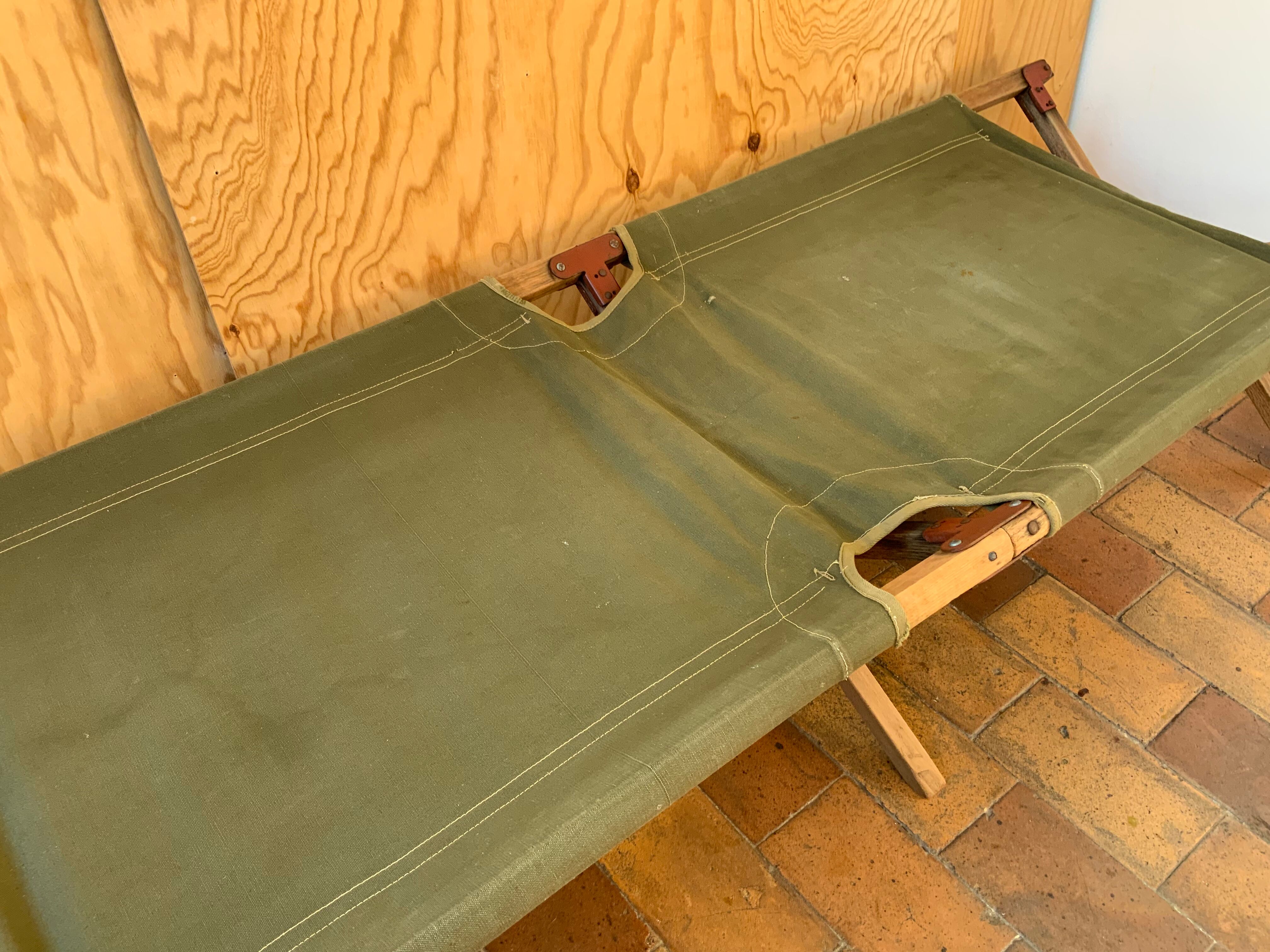 Military camp bed