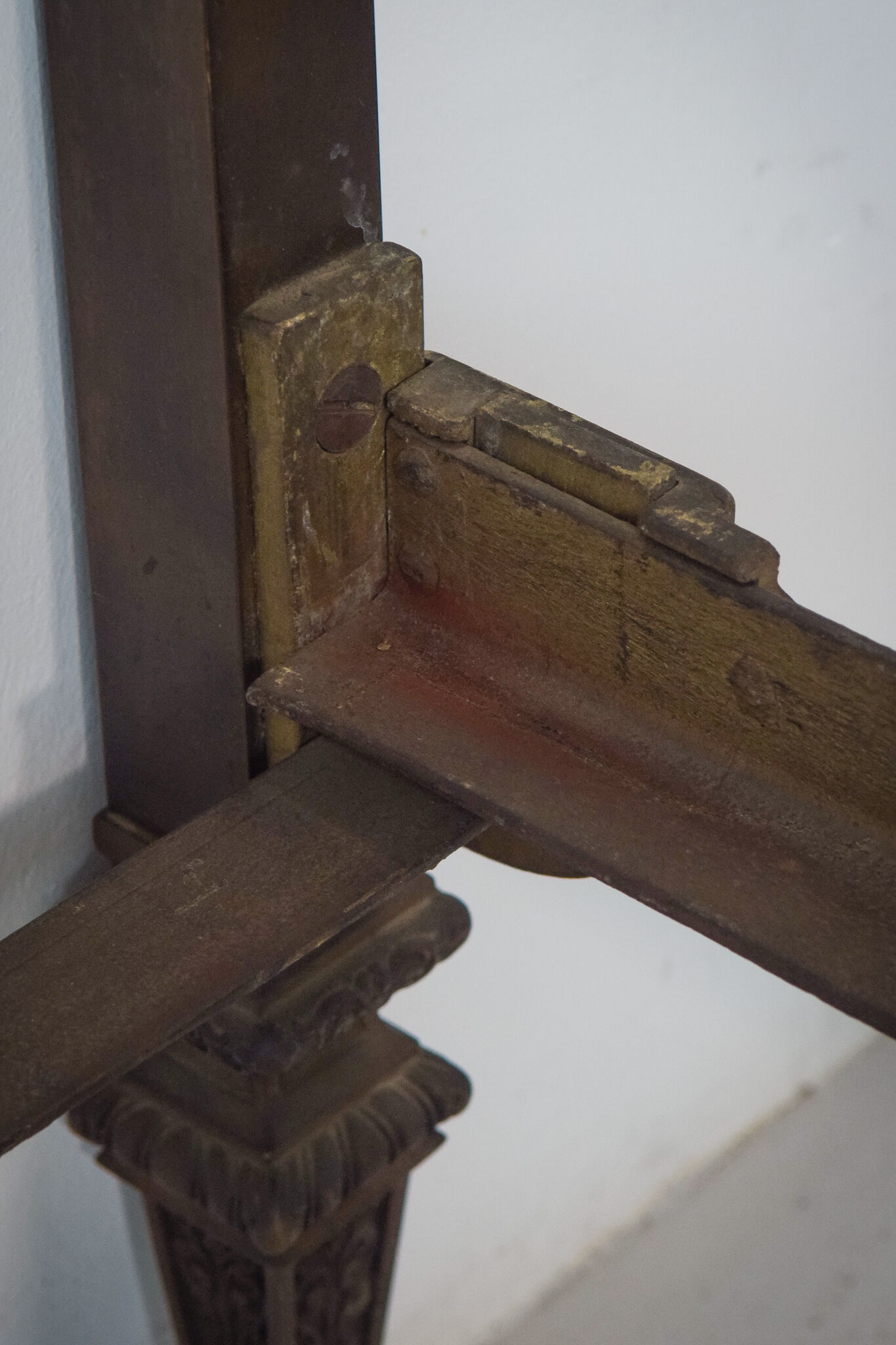 Exceptional decorative brass bed frame