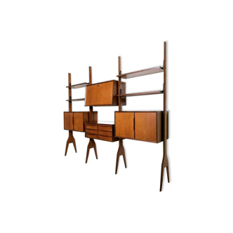 Italian wall storage cabinet of the years 50
