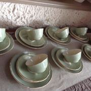 Peppermint coffee and dessert service / Villeroy - Boch / vintage 50-60