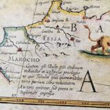 Historical map of Europe on wood