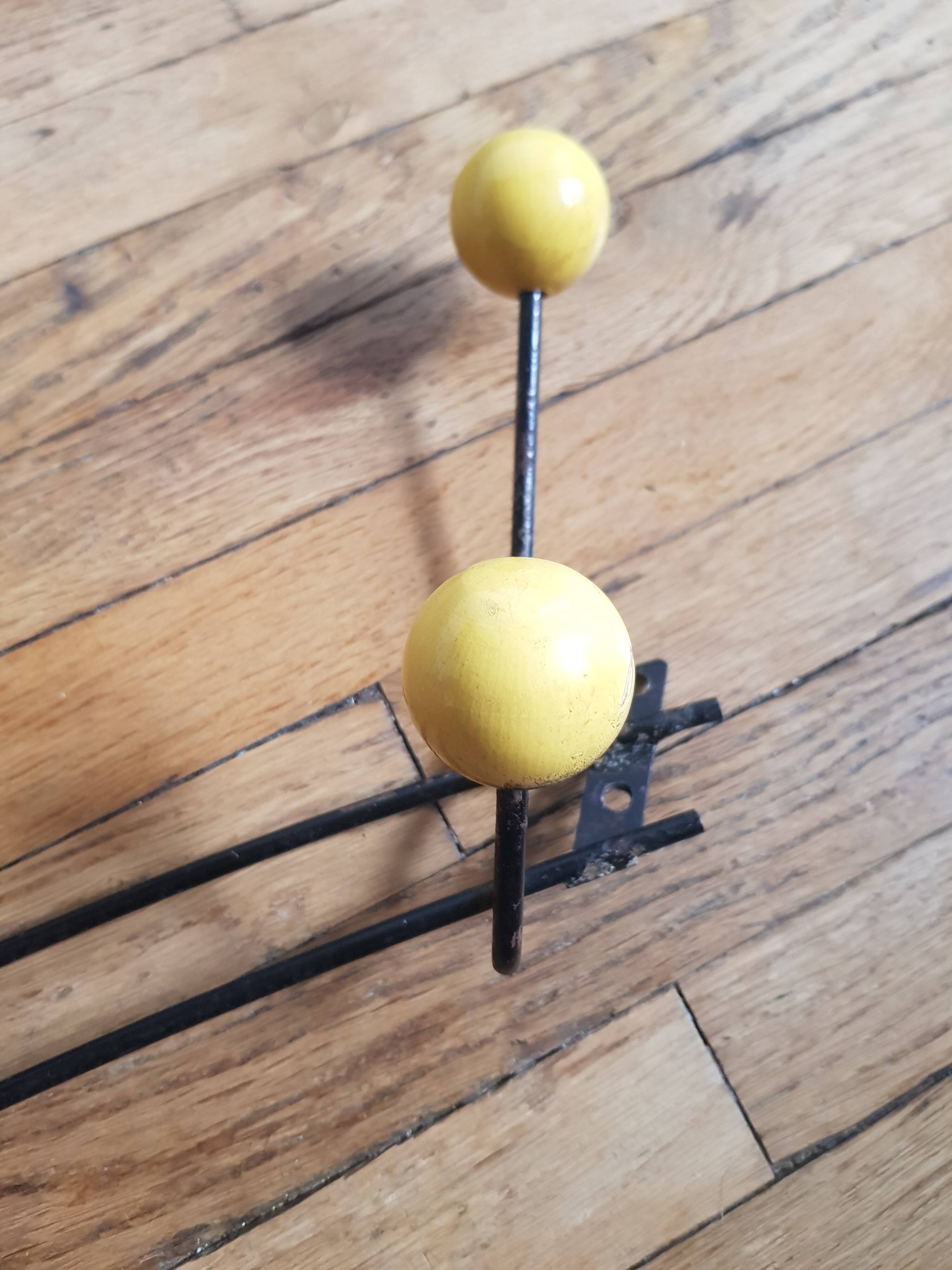 Vintage wall coat rack