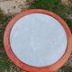 Antique Louis XVI style bouillotte table with marble top