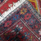 Handmade antique Persian Karajeh rug 2.2' x 4.1' (68cm x 126cm) 1930s - 1C1155