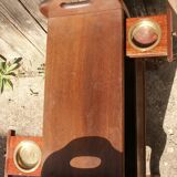 Table porte revues avec tiroirs pose verres