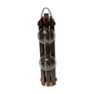 Lampadaire en bois par Temde