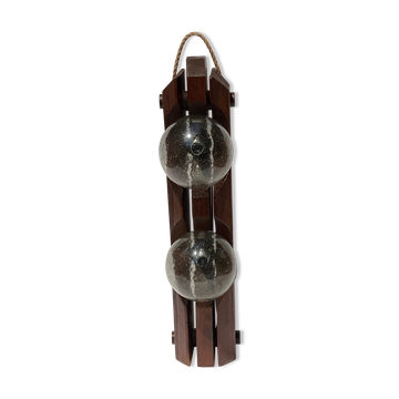 Lampadaire en bois par Temde