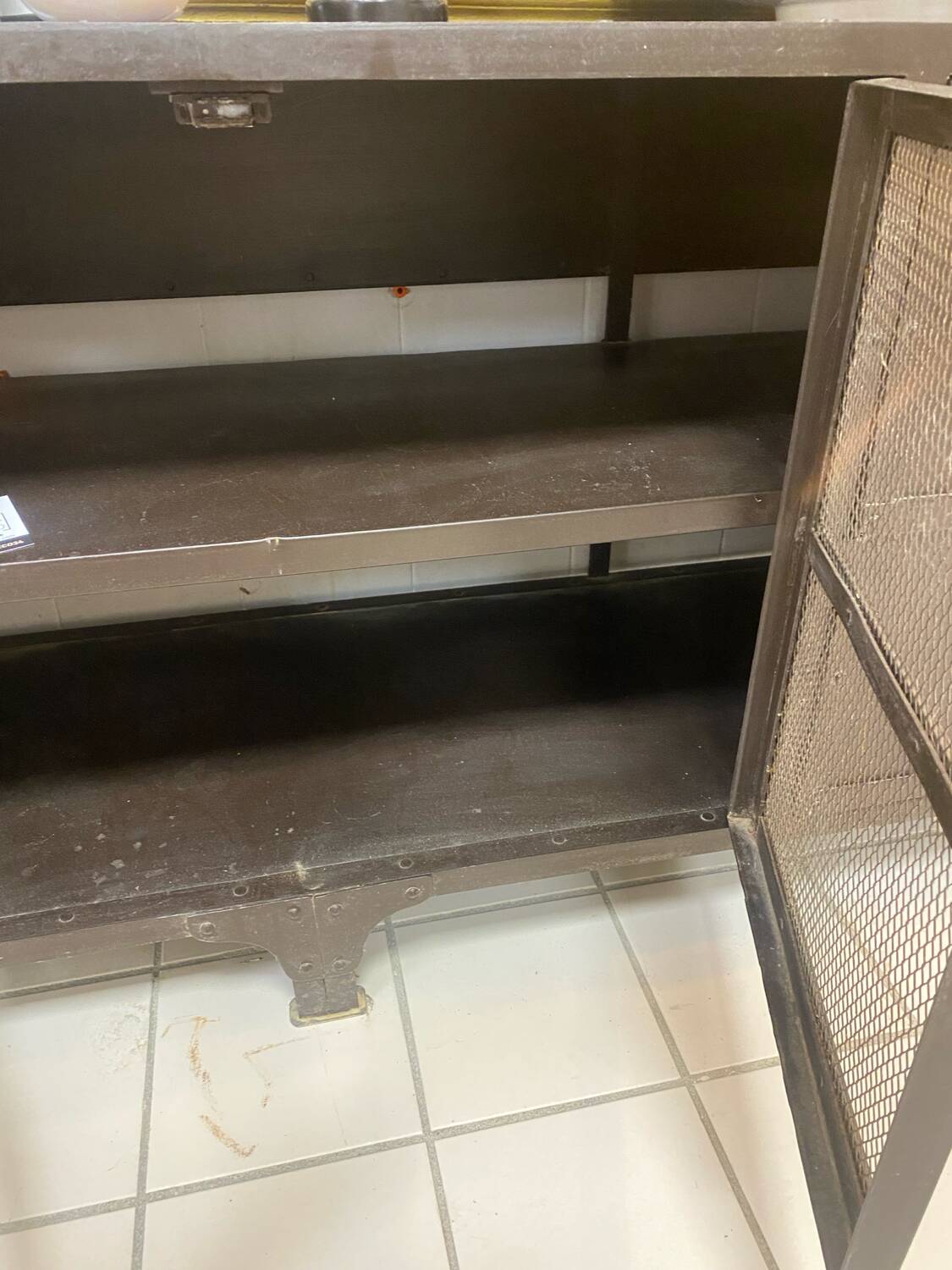 Industrial TV cabinet sideboard