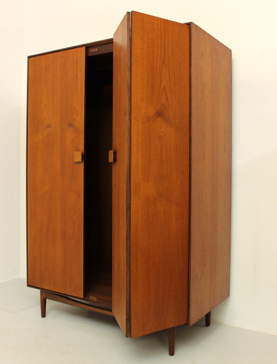 Mid-Century Teak wardrobe by Ib Kofod-Larsen
