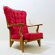 Fauteuil "Grand Repos" de Guillerme & Chambron pour Votre maison - 1960s