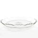Plat Biedermeier, cristal transparent, République tchèque, 19e siècle