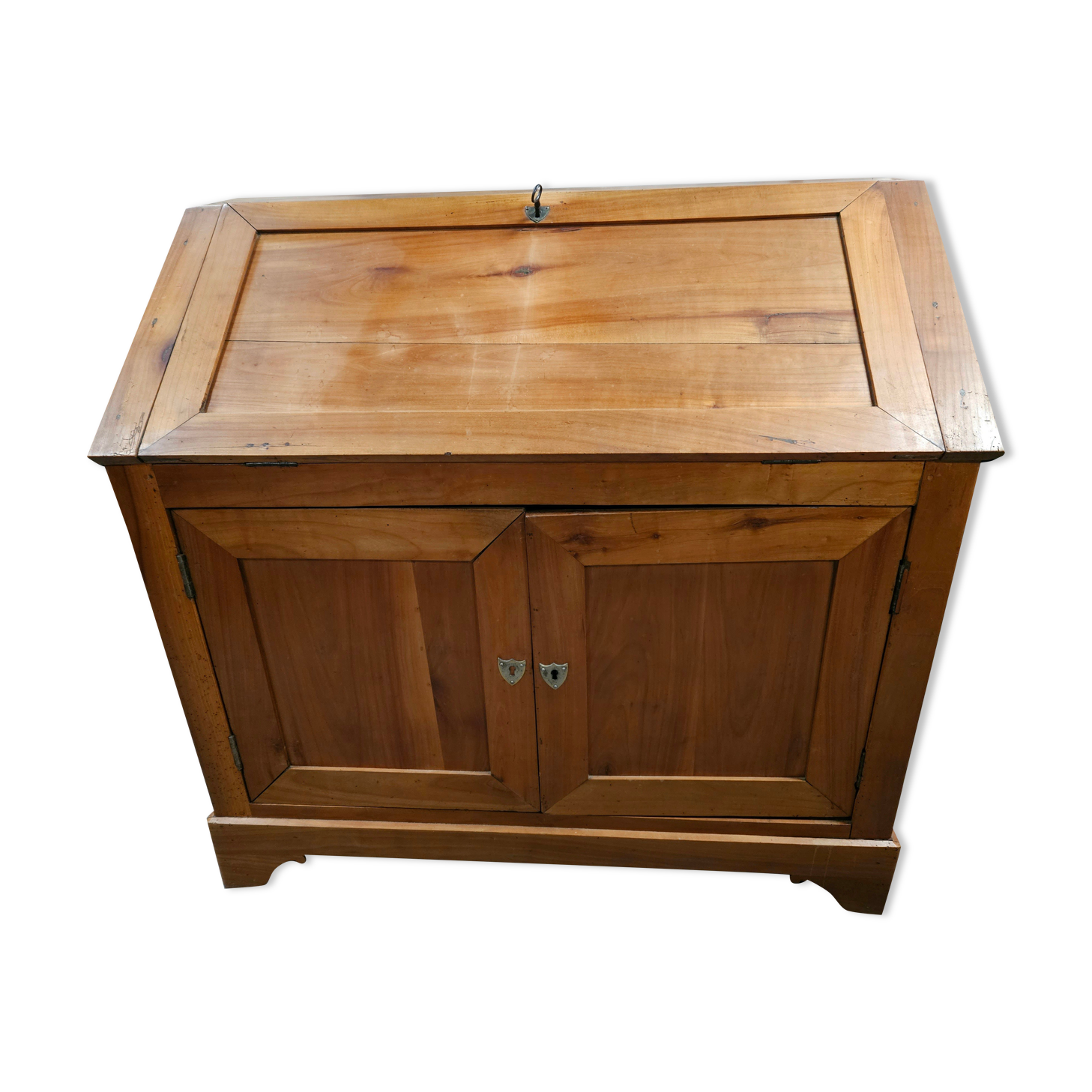 Slope desk in blond cherry wood