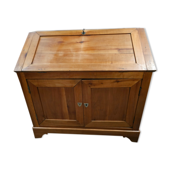 Bureau de pente en merisier blond