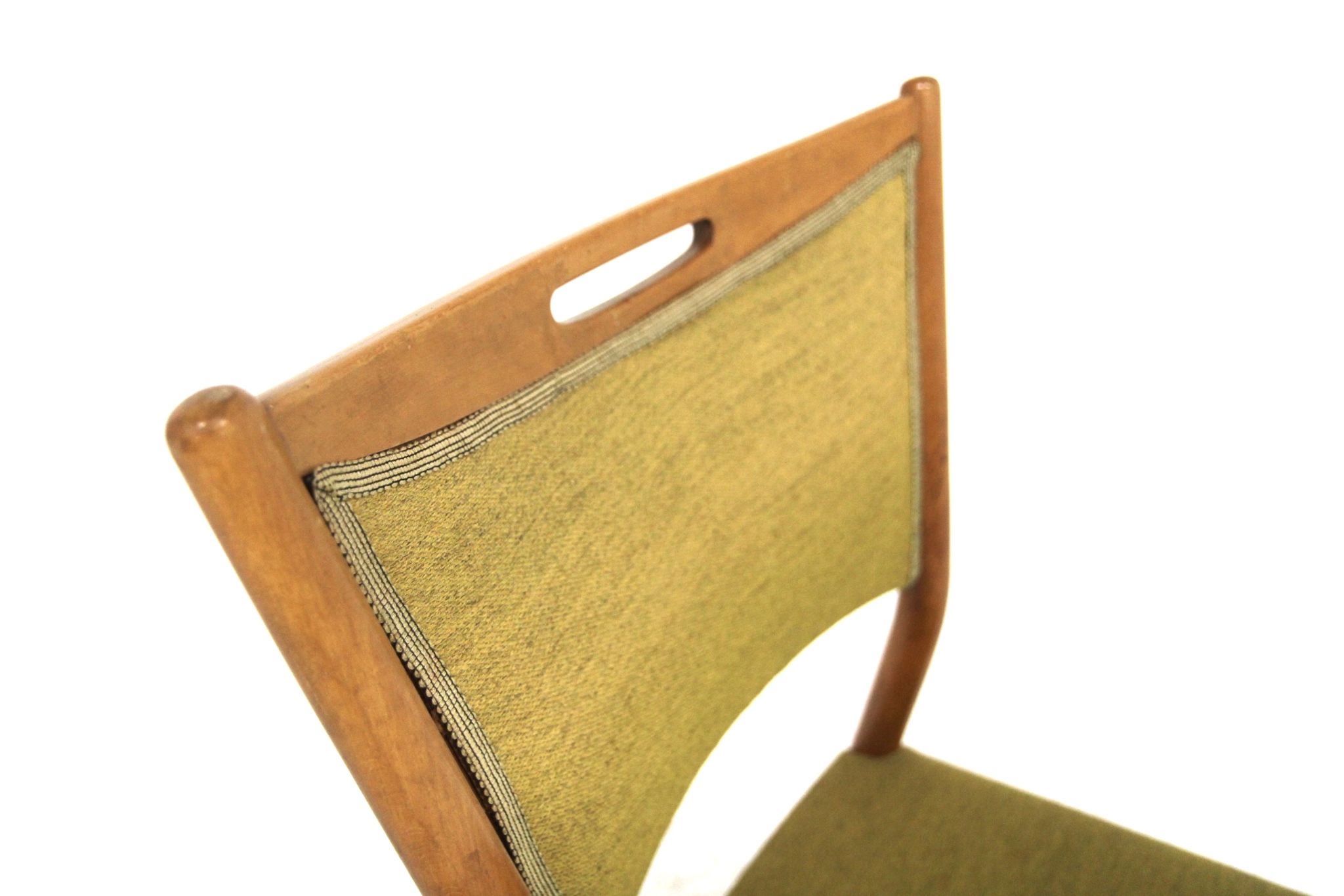 Set de 4 chaises scandinave en hêtre, Treman, Suède, 1960