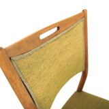 Set de 4 chaises scandinave en hêtre, Treman, Suède, 1960