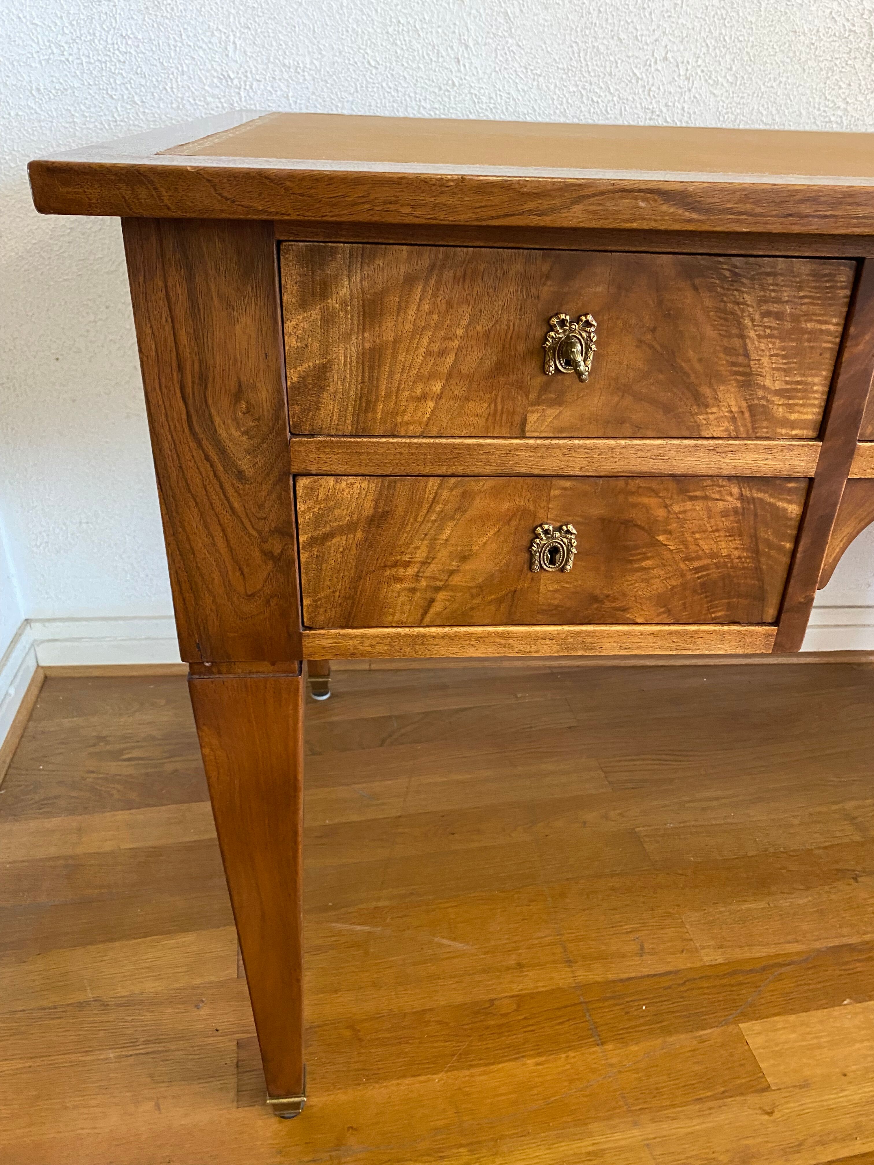 Bureau Louis Philippe en acajou blond