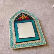 Traditional Iranian mirror in Orsi style