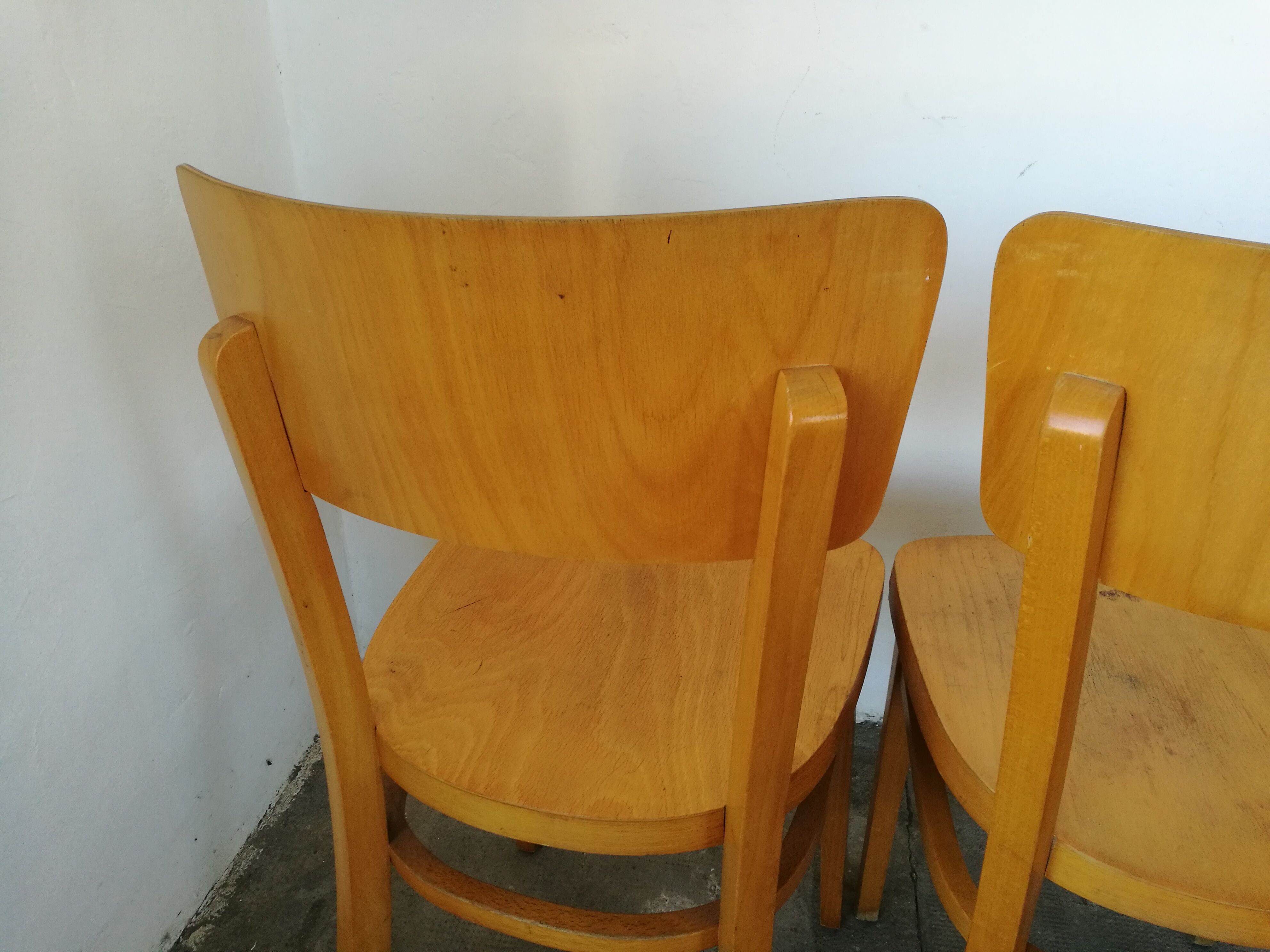 Set of 4 Thonet bistro chairs