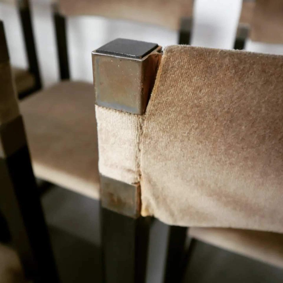 Oak dining chairs by Emiel Veranneman for Decoene Belgium