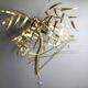 Palm tree wall light by Daniel D'Haeseleer, 1970s