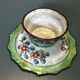 Pair of footed bowls in Canton enamel – China – floral decoration - F