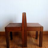 Pair of art deco children's chairs