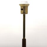 Scandinavian floor lamp in teak and metal, Sweden, 1950