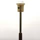 Scandinavian floor lamp in teak and metal, Sweden, 1950