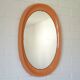 Orange Space Age Mirror Vintage Plastic Wall Mirror Mid Century Modern 1970