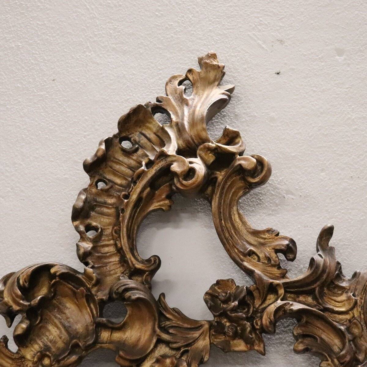 Antique Large Wall Mirror, Italy Late 19th Century