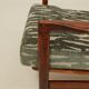 Scandinavian modern long chair jacquard green 1965