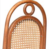 Set of 6 Thonet style chairs model number 17 "Long John"