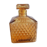 Carafe or amber glass bottle