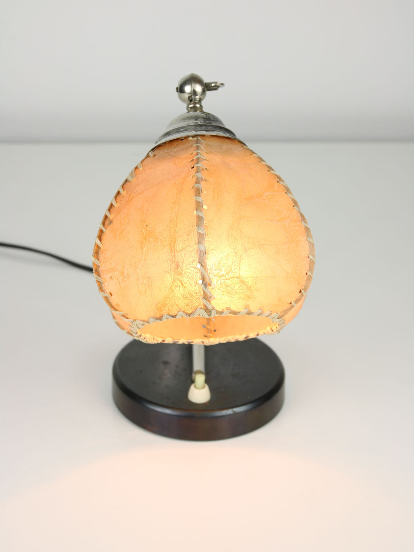 Vintage parchement table lamp