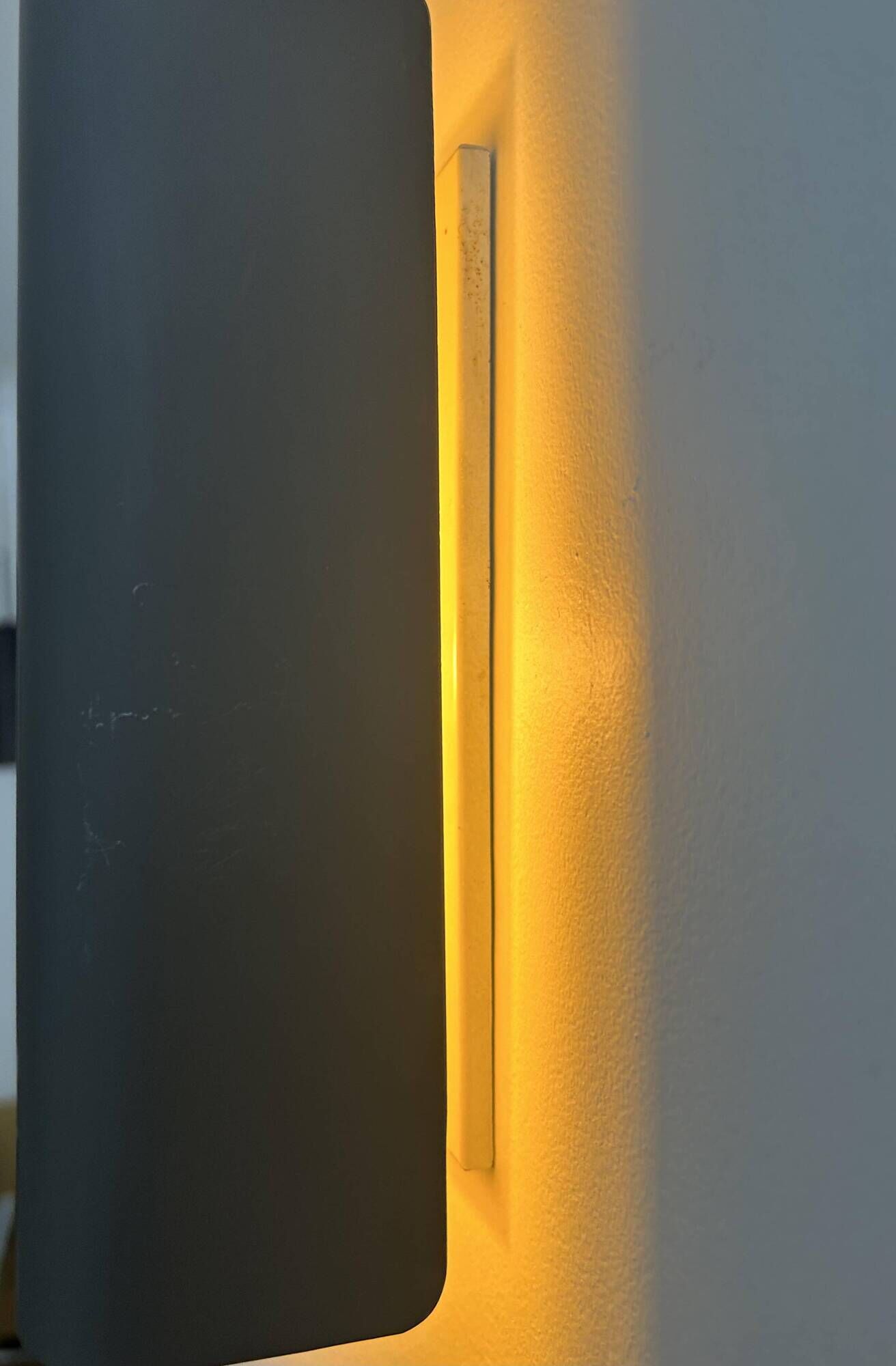 Pair of vintage Doria Leuchten wall lights, matte black, Germany 1970s