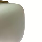 Lampadaire Art Déco en laiton patiné, 132cm