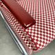 Thonet S-411 Armchair "Red & White"