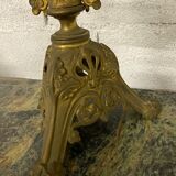 Golden bronze chandelier 19th