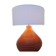 Vintage terracotta lamp, unique piece, by ceramist in Paris