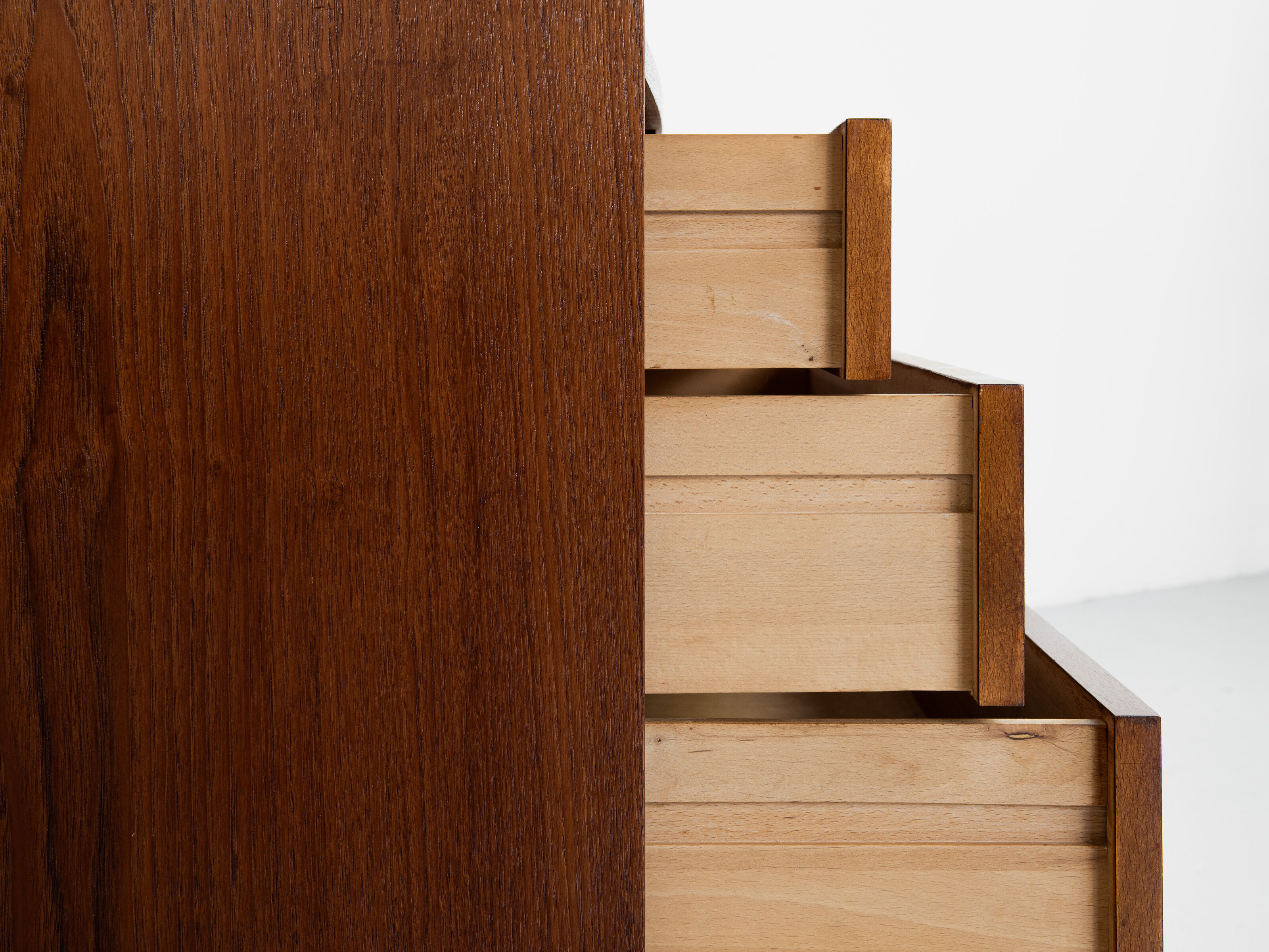 Midcentury Danish secretaire book shelf in teak by Nexø 1960s