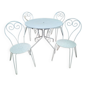 Salon de jardin en fer forgé