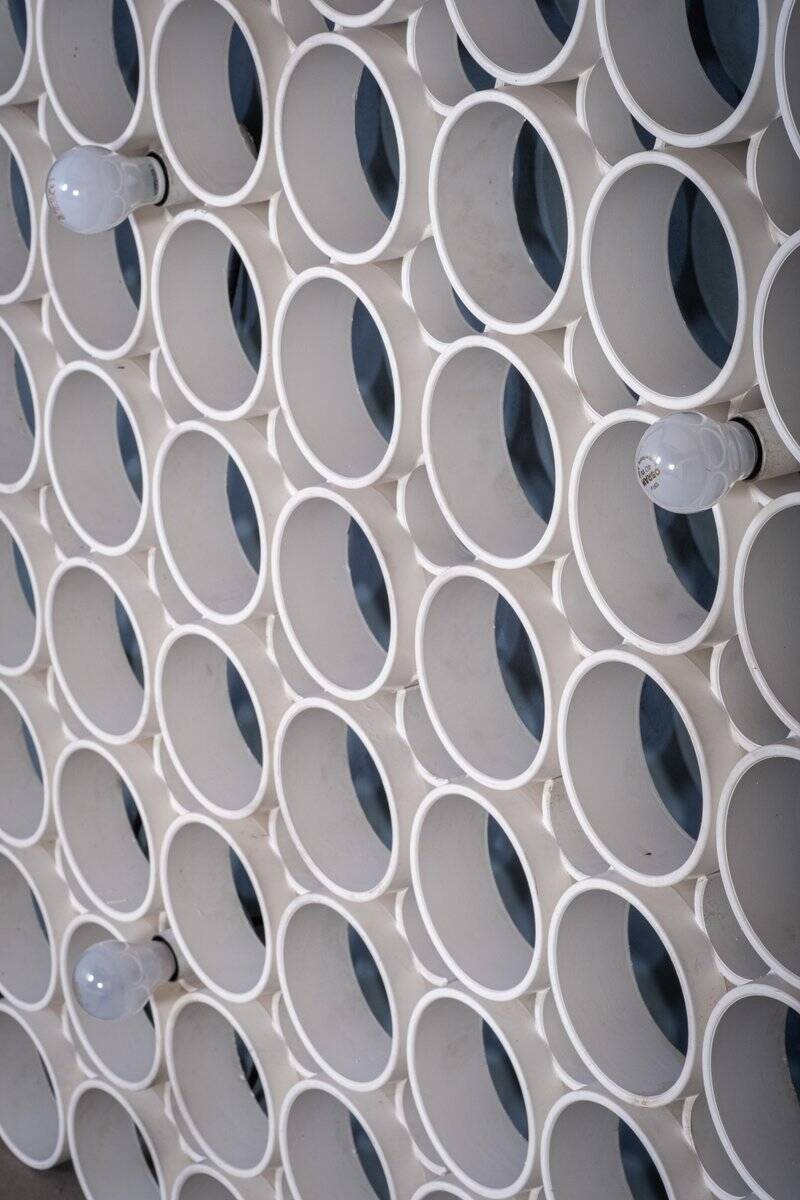 Modular Panels for Walls or Ceilings Space Age, 1970s, Set of 4